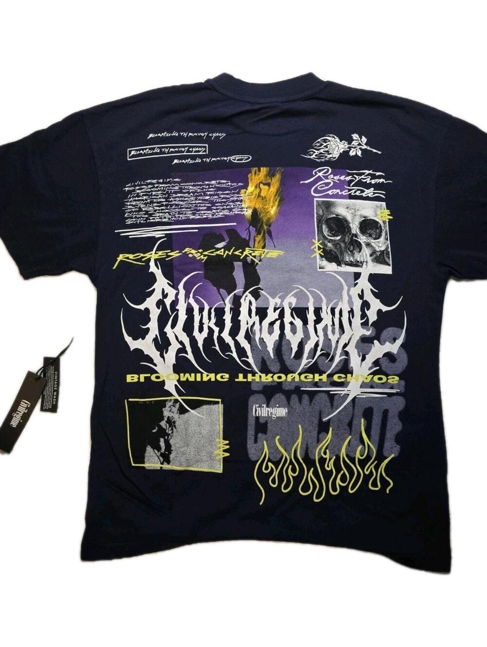 Civil Regime Watch Us Burn Oversized Small Future Dusk NWT